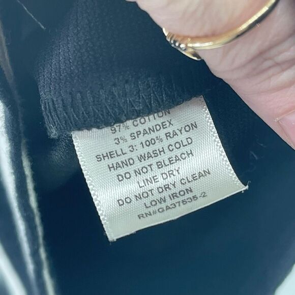 Monteau Women's Black and White Stripe Sheath Dress Small bodycon - Picture 6 of 9